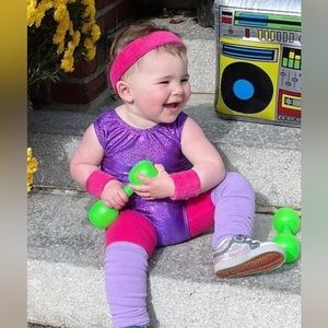 80s workout Toddler costume - 18 months